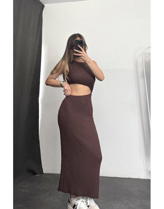 Lyanna Elbise -Kahve