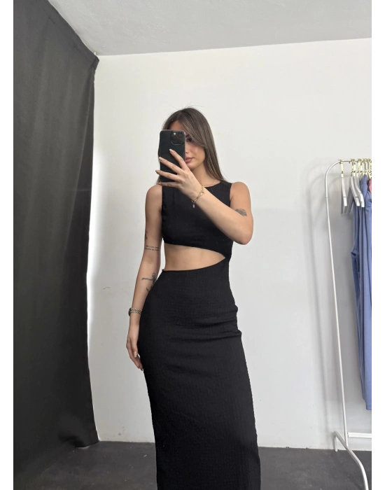 Lyanna Elbise -Siyah