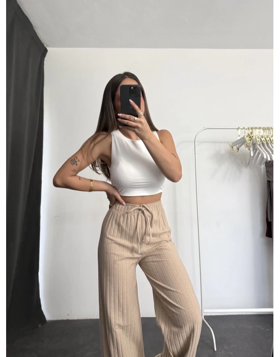 Madison Triko Pantolon - Bej