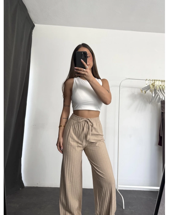 Madison Triko Pantolon - Bej