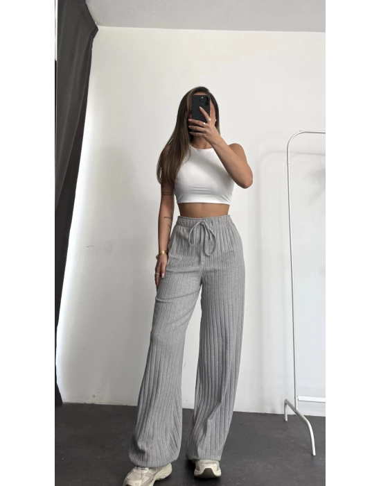 Madison Triko Pantolon - Gri