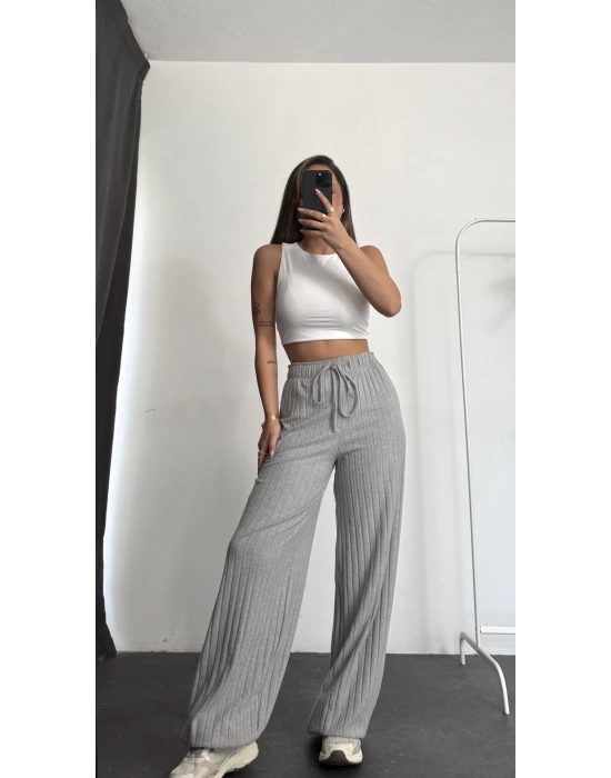 Madison Triko Pantolon - Gri