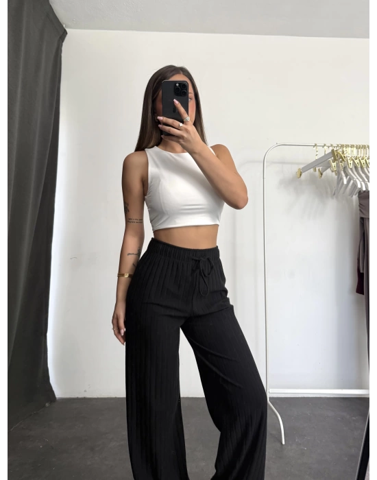 Madison Triko Pantolon - Siyah