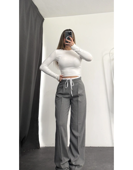 Maggie Palazzo Pantolon - Gri