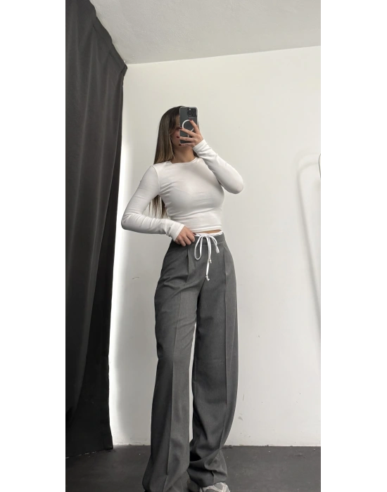 Maggie Palazzo Pantolon - Gri