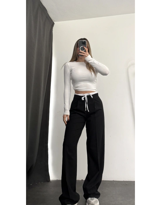 Maggie Palazzo Pantolon - Siyah