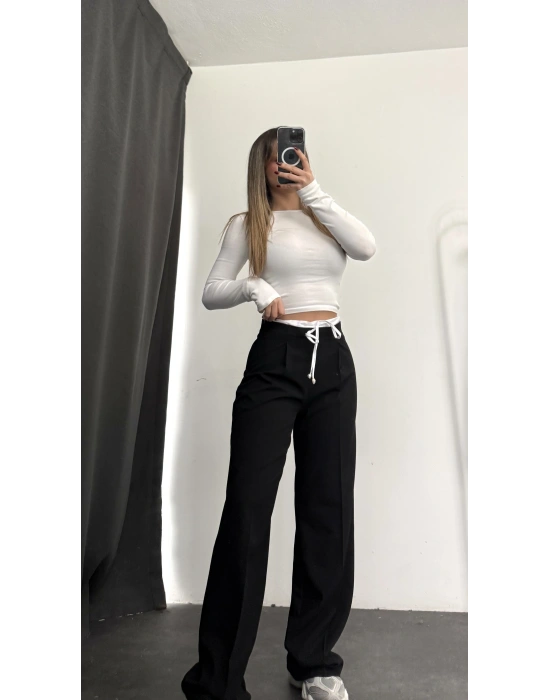 Maggie Palazzo Pantolon - Siyah