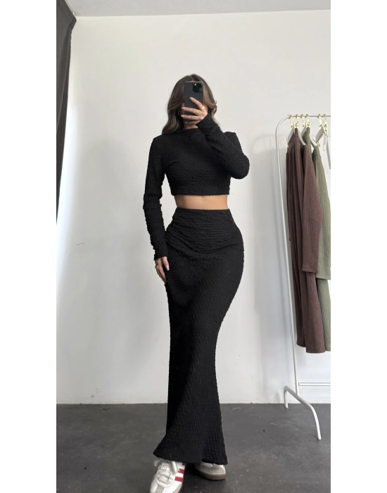 Maria Etekli Takım - Siyah