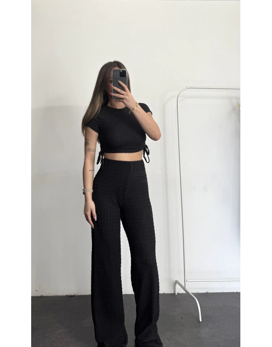 Mary Crop Takım - Siyah