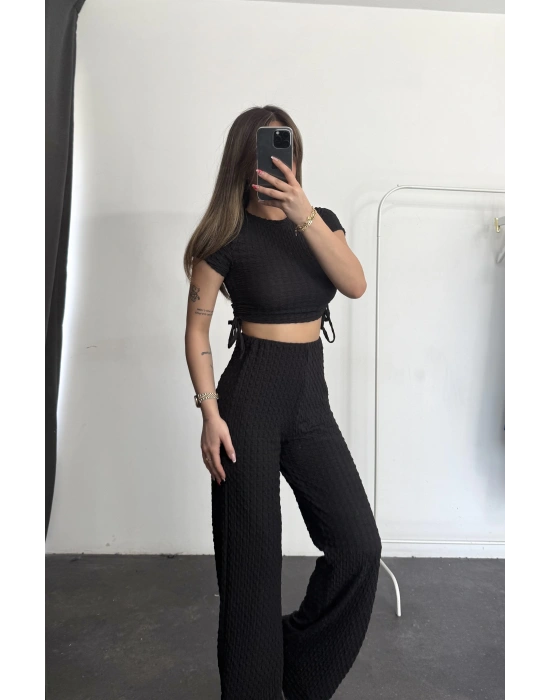 Mary Crop Takım - Siyah