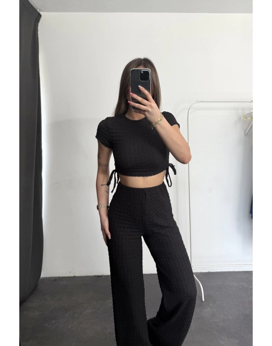 Mary Crop Takım - Siyah