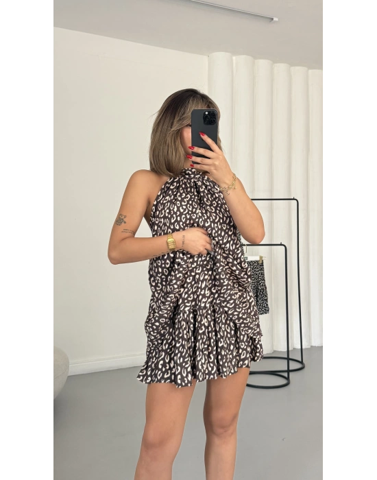 Mila Mini Etekli Takım - Kahve