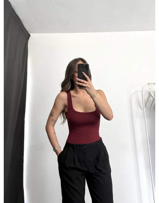 Milly Bodysuit - Bordo