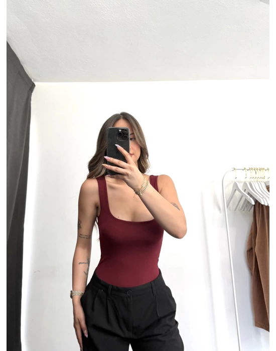 Milly Bodysuit - Bordo