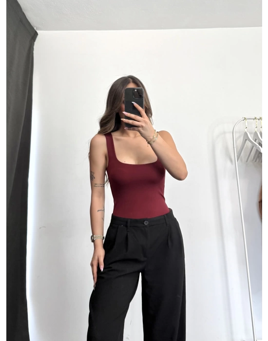 Milly Bodysuit - Bordo