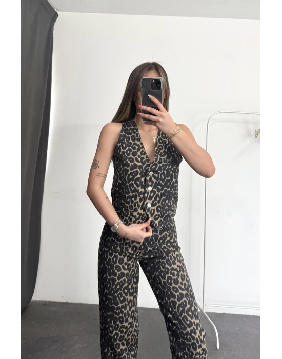 Milly Leopar Yelek