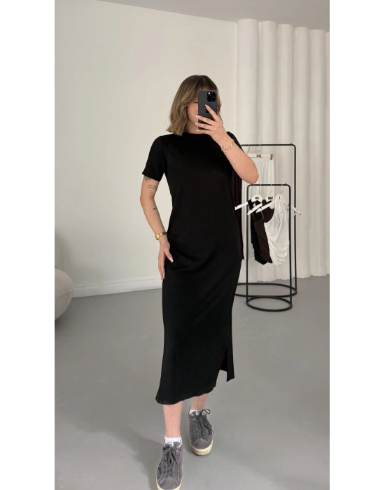 Mimie Basic Elbise - Siyah
