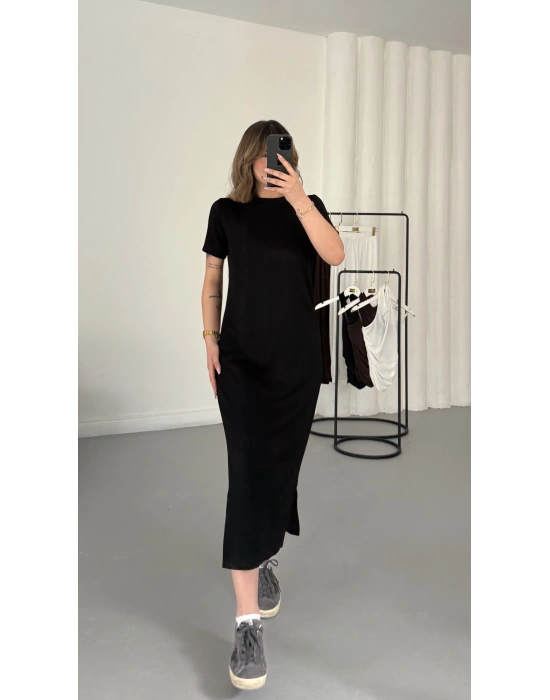 Mimie Basic Elbise - Siyah