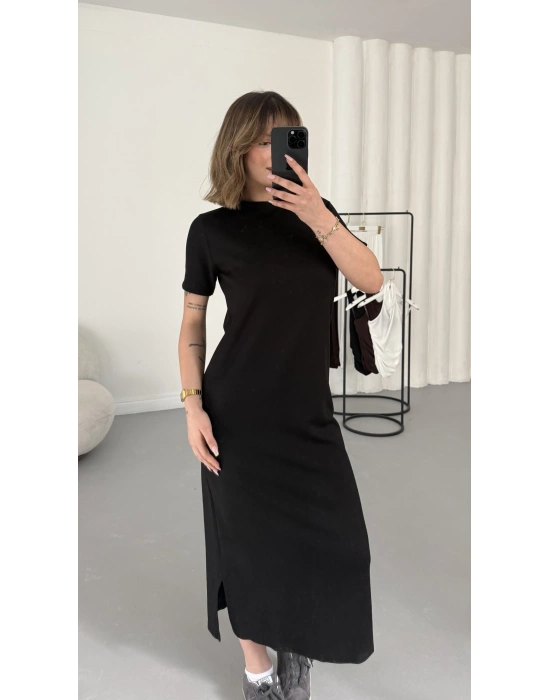 Mimie Basic Elbise - Siyah