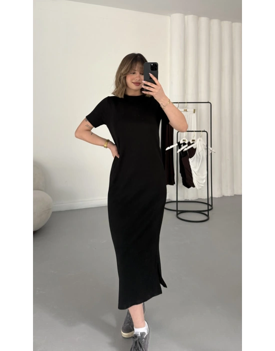Mimie Basic Elbise - Siyah