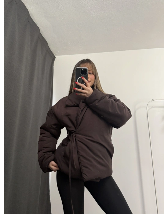 Minnie Puffer Mont - Kahverengi