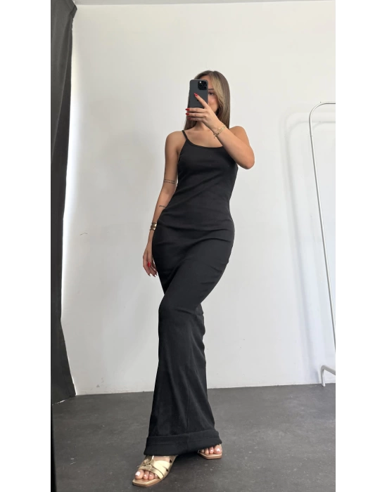 Miro Basic Elbise - Siyah