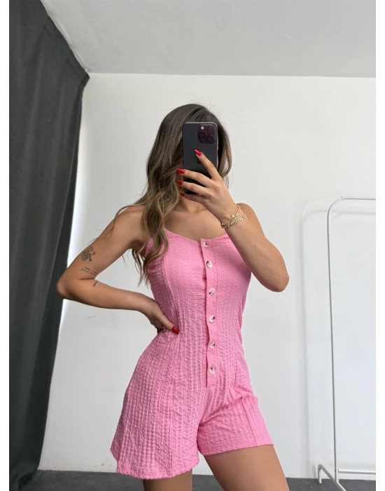 Misha Şort Tulum - Pembe