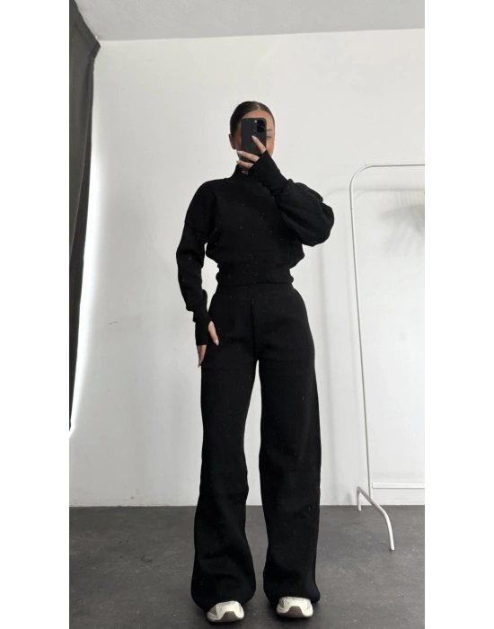Monica Triko Takım - Siyah