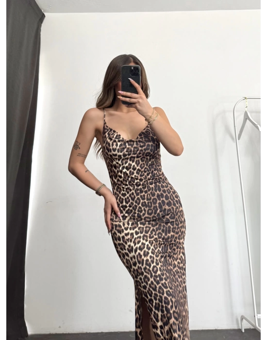 Monnie Leopar Elbise