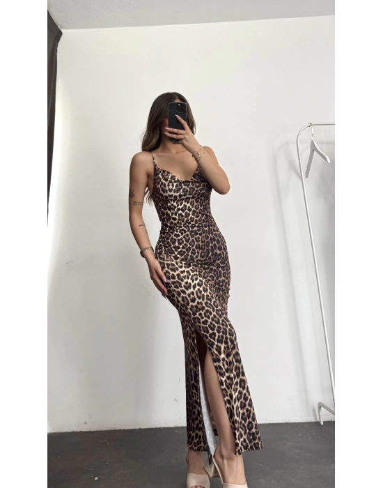 Monnie Leopar Elbise