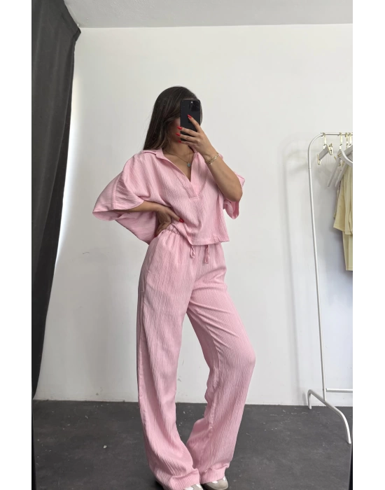 Monroe Salaş Takım - Pembe