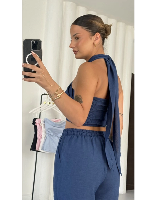 Mosby Halter Takım - Lacivert