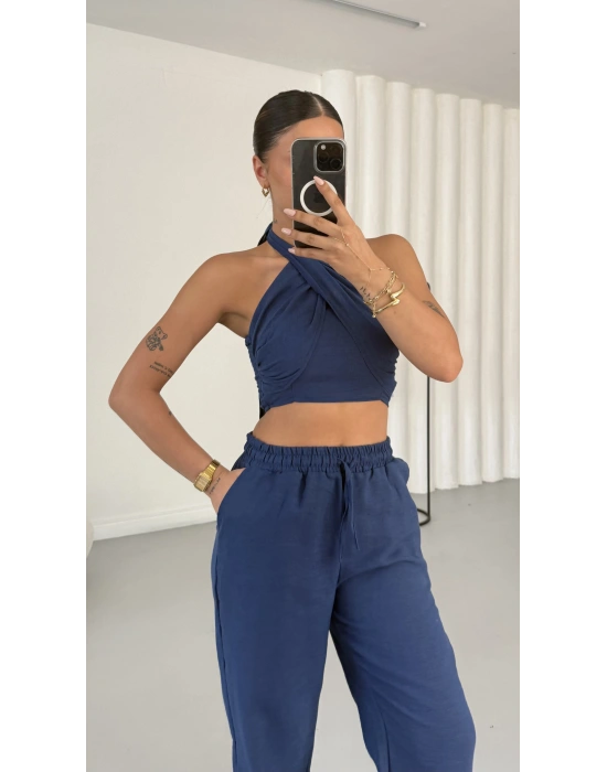 Mosby Halter Takım - Lacivert