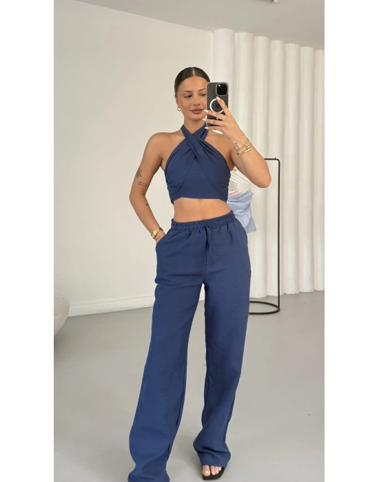 Mosby Halter Takım - Lacivert