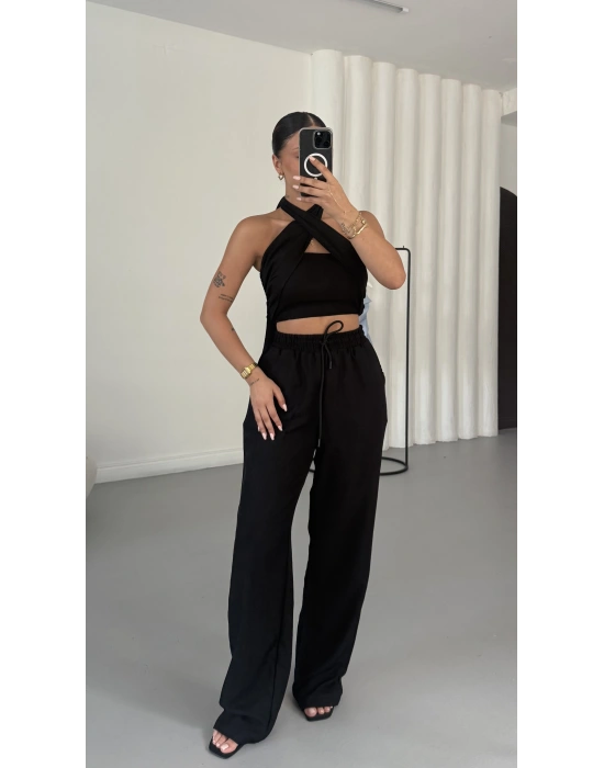 Mosby Halter Takım - Siyah