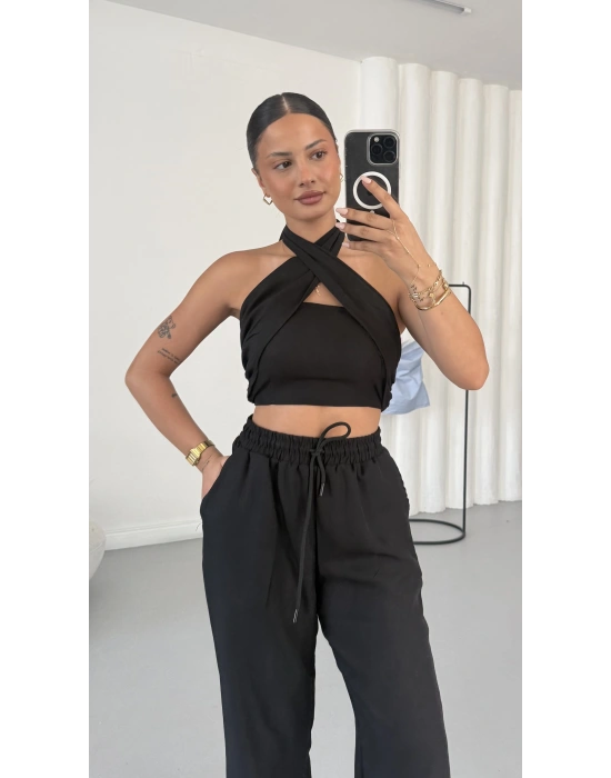 Mosby Halter Takım - Siyah