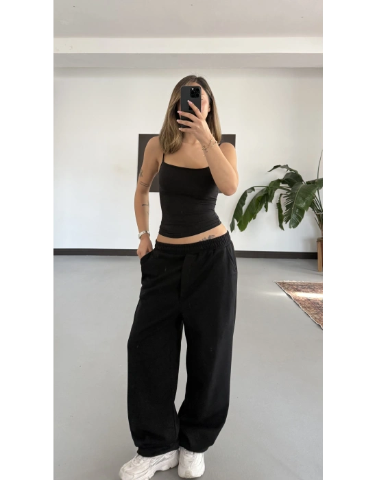 Nerea Baggy Eşofman - Siyah