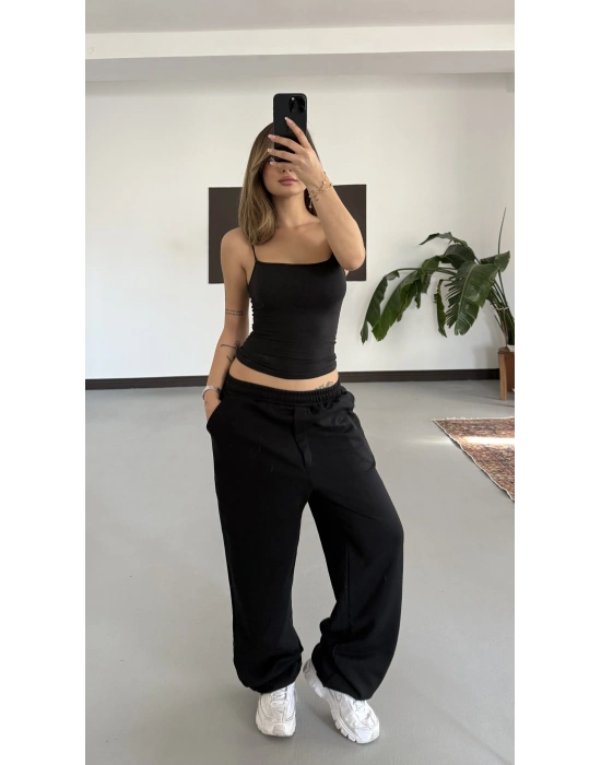 Nerea Baggy Eşofman - Siyah