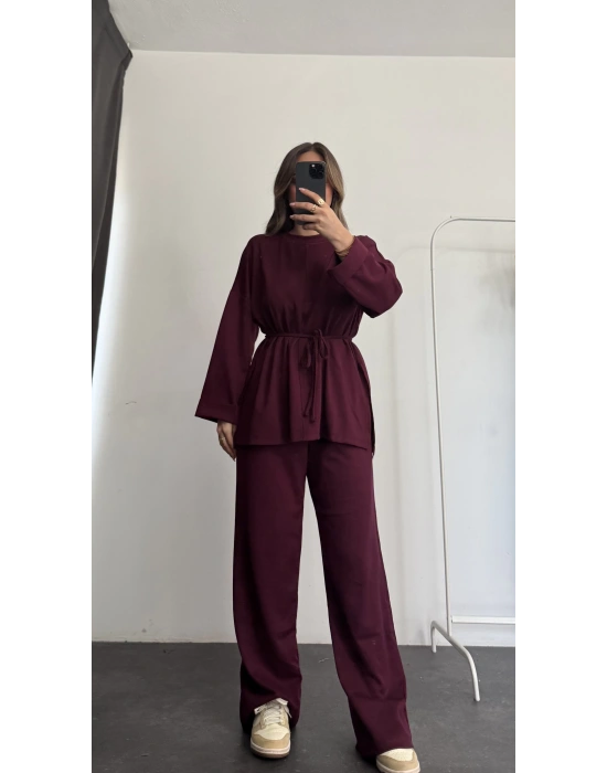 Oliva Kuşaklı Takım - Bordo