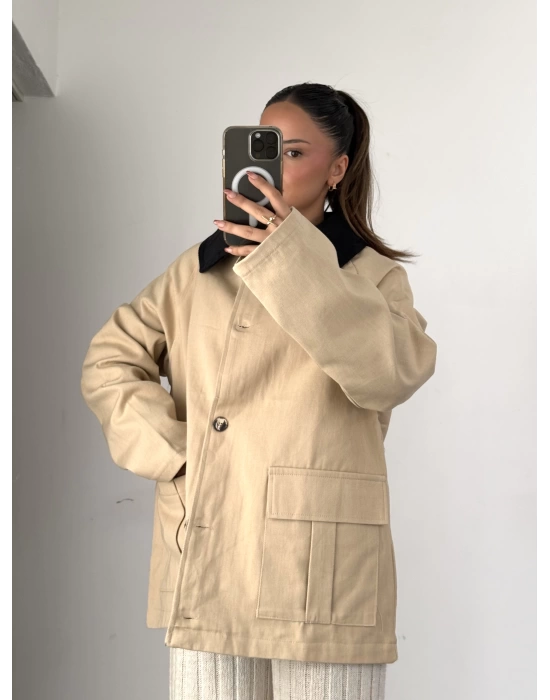 Oversize Parka - Bej