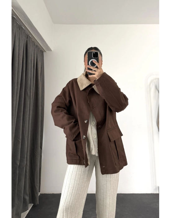 Oversize Parka - Kahve