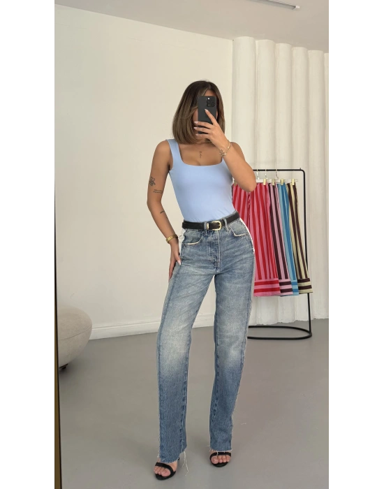 Parçalı Jean