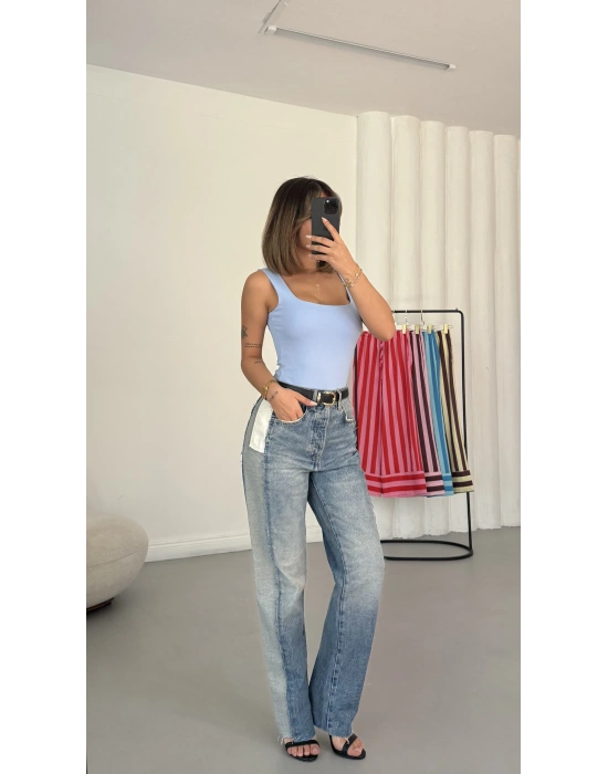 Parçalı Jean