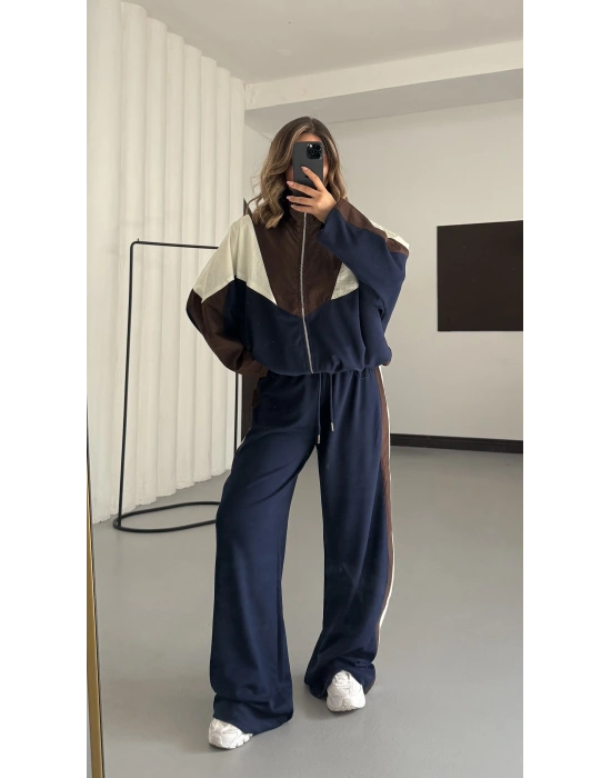 Parçalı Oversize Takım - Lacivert