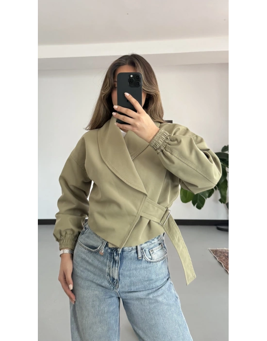 Penny Bomber Ceket - Haki
