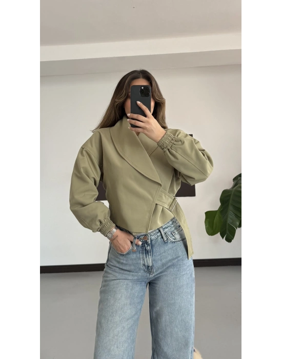 Penny Bomber Ceket - Haki
