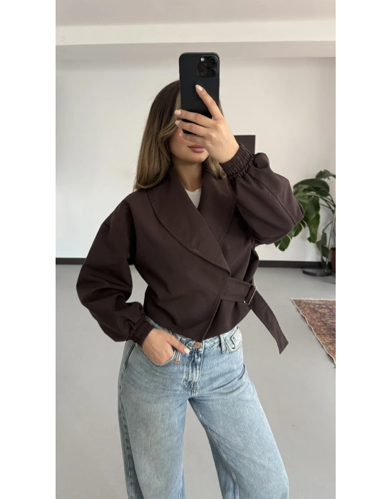 Penny Bomber Ceket - Kahve