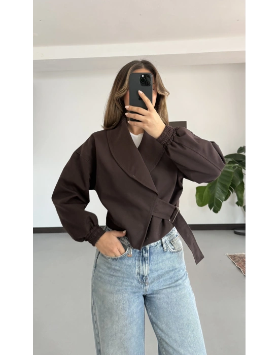 Penny Bomber Ceket - Kahve