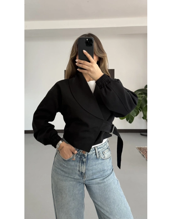 Penny Bomber Ceket - Siyah
