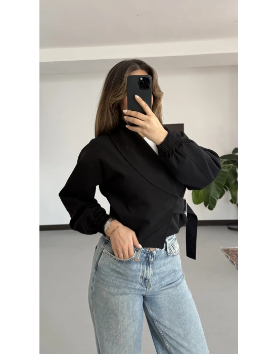 Penny Bomber Ceket - Siyah